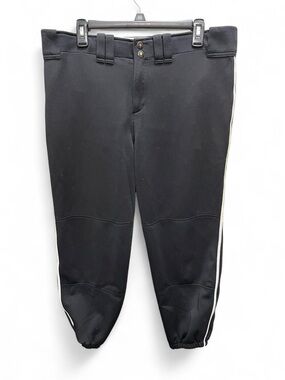 Mizuno Sports Athletic Women's XL Black Softball Baseball Pants EUC
